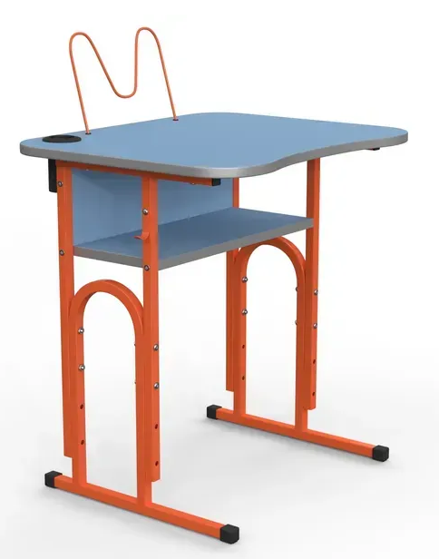 Стіл учнівський 05 №4-6/700х500 без полиці МФ Вересень